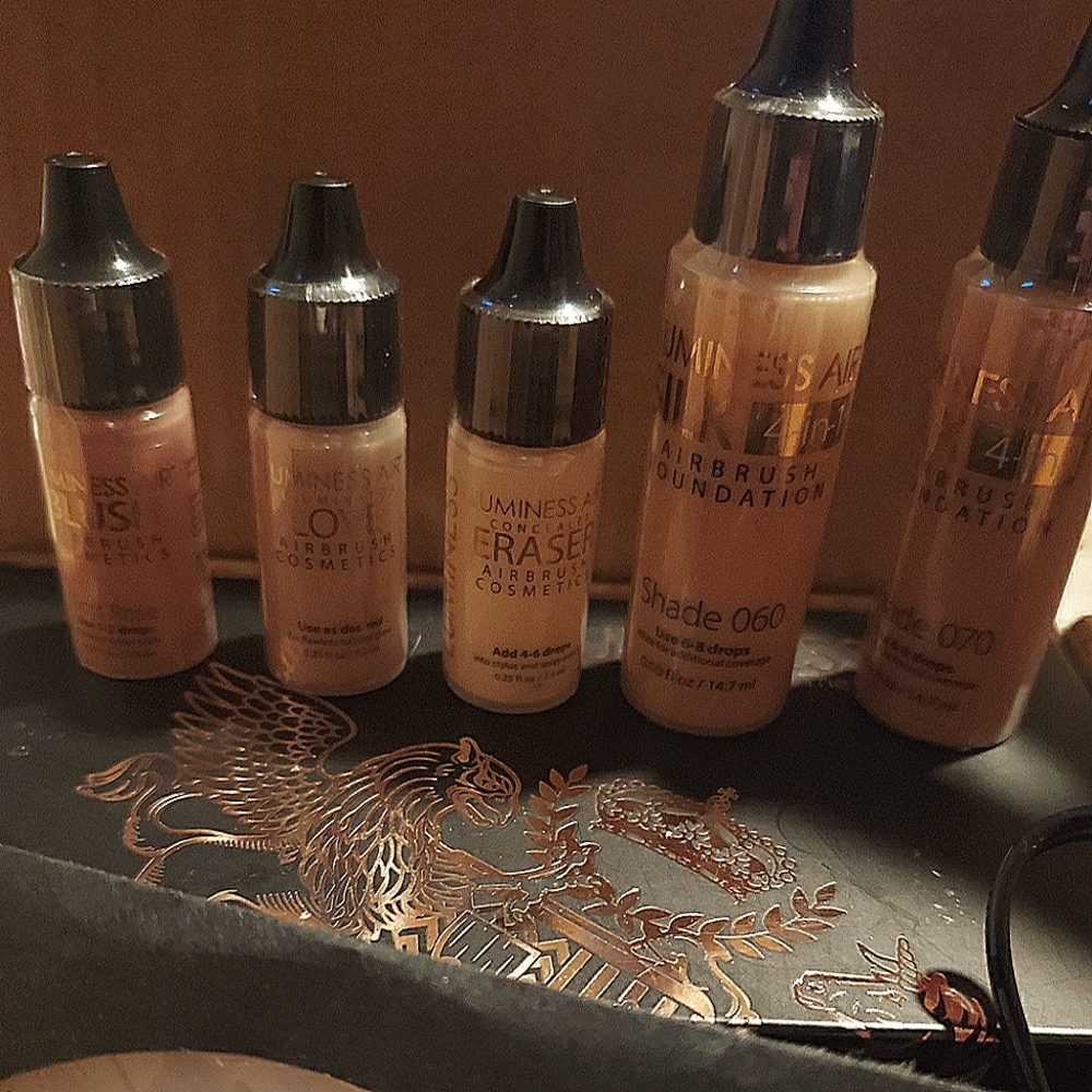 Luminess air makeup rose air brush and makeup